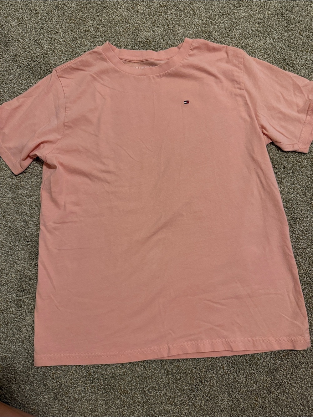 Tommy Hilfiger Salmon Pink Crewneck Tee